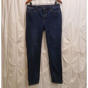 Talbots Flawless Blue Medium Wash Mid-Rise Slim Ankle Denim Jeans Women's Size 6